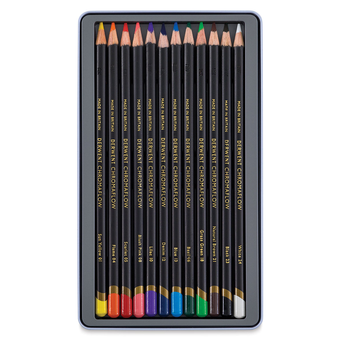 Chromaflow matite colorate in confezione da 12-24-36-48-72 - DERWENT -  Intingo Shop belle arti e colori