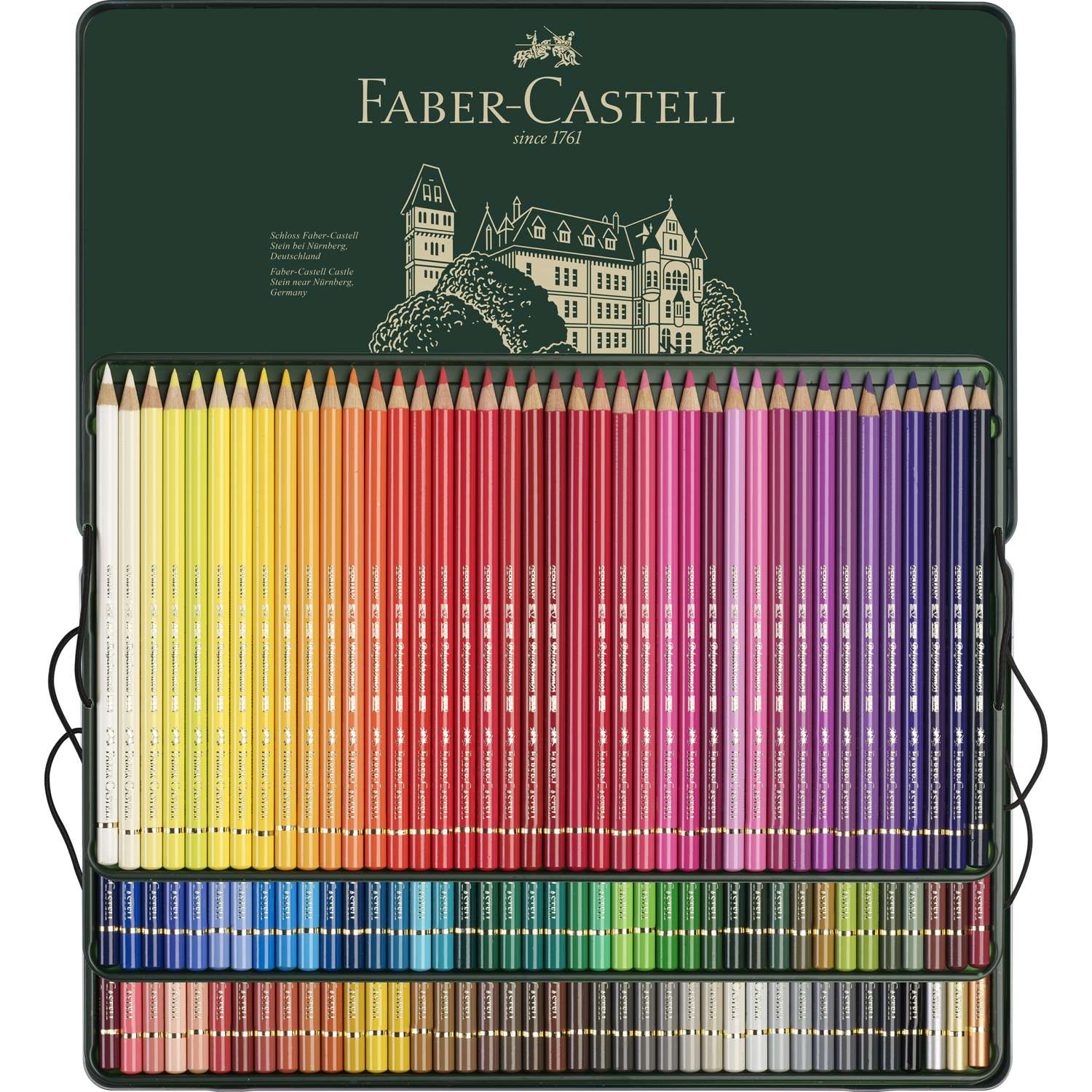Confezione in metallo da12-24-36-60 e 120 matite colorate